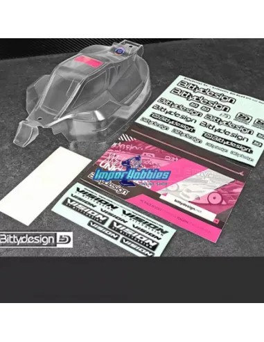 Carrocería transparente pre-cortada Vision Kyosho Inferno MP10e / MP10e TKI2 Eléctrico Bittydesing VIS-KYOMP10E