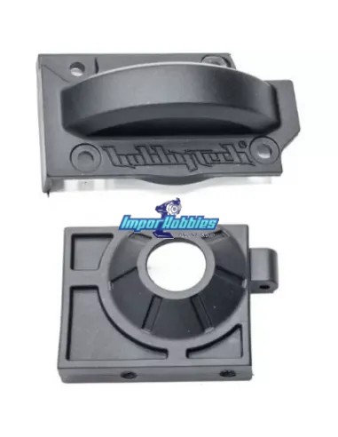 Soporte y cubierta de diferencial central Hobbytech BXR S2 REV-BX039