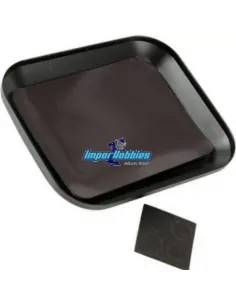 Aluminum Alloy Screw Tray With Magnetic Pad - Black 106x86mm Fussion FS-B094 - RC Car