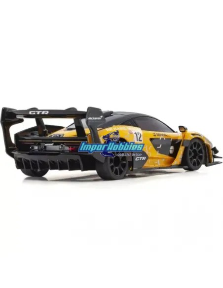 Mini Coche RC 1/28 Kyosho Mini-Z RWD McLaren Senna GTR Naranja ReadySet 32340OR