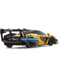 Carrosserie peinte 98mm Kyosho Mini-Z RWD McLaren Senna GTR Orange MZP243OR 2