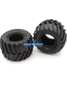 Pneu avec éponge intérieure 1/10 (2 U.) Kyosho Sand Monster EZT001S - Pièces detachées et options