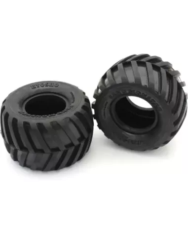 Tire With Inner Sponge 1/10 (2 U.) Kyosho Sand Monster EZT001S - Spare Parts & Option Parts