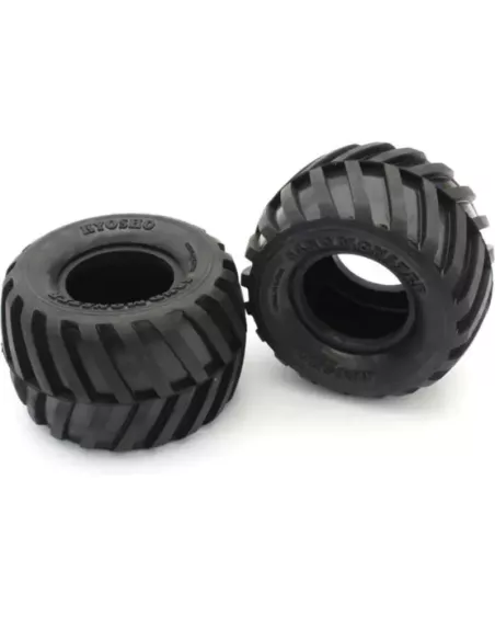 Tire With Inner Sponge 1/10 (2 U.) Kyosho Sand Monster EZT001S - Spare Parts & Option Parts