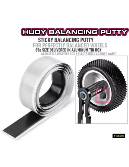 Wheel / Tire Balancing Paste For RC Cars 85gr. Hudy 105590