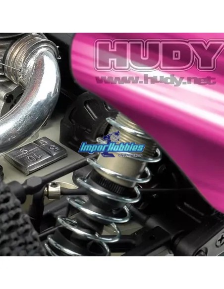 Pesas con adhesivo 5g. / 10gr negras para chasis y llantas de coches rc 60gr. Hudy 293080