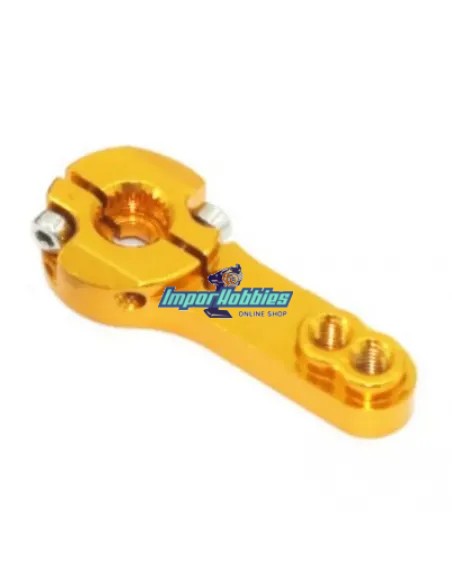 Brazo / Horn de dirección dorado 25T Futaba-Savox-Power HD-JX Servo Fussion FS-WH17G