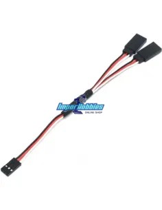 Cable extensión Y 15cm / 150mm conectores universales JR para servos y accesorios (LEDs) Fussion FS-02121