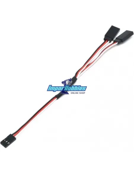 Cable extensión Y 20cm / 200mm conectores universales JR para servos y accesorios (LEDs) Fussion FS-02122