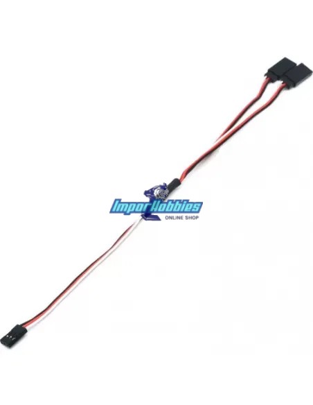 Cable extensión Y 30cm / 300mm conectores universales JR para servos y accesorios (LEDs) Fussion FS-02123
