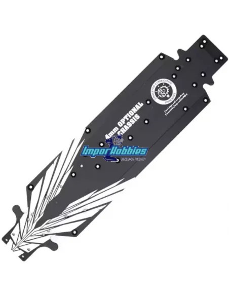 Châssis principal en aluminium 4mm Hobbytech BXR S1 - S2 REV-BX001-FR