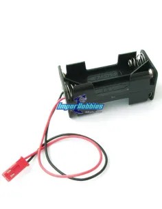Porte-piles AAA R3 4 éléments prise Bec Imporhobbies IMP00503 - Cables et Accessoires RC