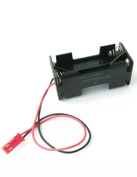 Battery Holder AAA R3 4 Elements w/ Bec Plug Imporhobbies IMP00503 - RC Cables and Accessories