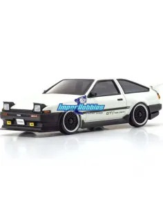 Carrocería para pintar 90mm + llantas Kyosho Mini-Z AWD Toyota Trueno AE86 GTV MZN204 - Carrocerías para pintar - Blanca 2