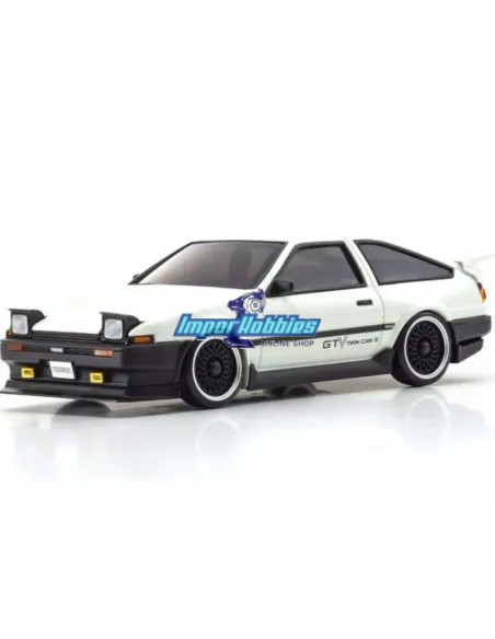 1. Carrosserie blanche à peindre 90mm + Jantes Kyosho Mini-Z AWD Toyota Trueno AE86 GTV MZN204 - Carrosseries à peindre
