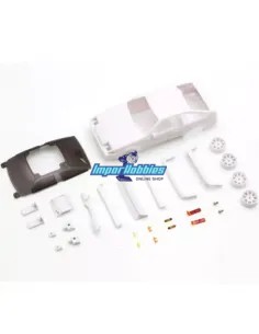 Carrocería para pintar 90mm + llantas Kyosho Mini-Z AWD Toyota Trueno AE86 MZN214 - Carrocerías para pintar - Blanca