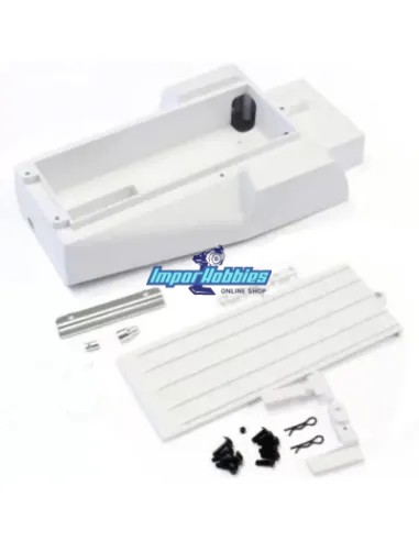 Caja de radio blanca Kyosho Scorpion / Beetle / Turbo Scorpion SC219WB