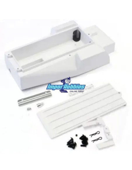 Caja de radio blanca Kyosho Scorpion / Beetle / Turbo Scorpion SC219WB