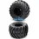 Ruedas pegadas en llanta negra Kyosho Monster Tracker / Rage 2.0 / Mad Van EZTH001BKS