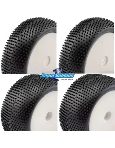 Ruedas multi taco delanteras & traseras 1/10 Buggy (4 Uds.) Hobbytech Survolt / Revolt / BXR HT-427 / HT-428