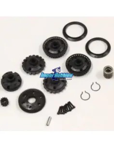 Caja de diferencial y poleas Kyosho Optima / Javelin / Turbo Optima OT208B