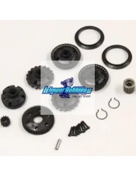Caja de diferencial y poleas Kyosho Optima / Javelin / Turbo Optima OT208B
