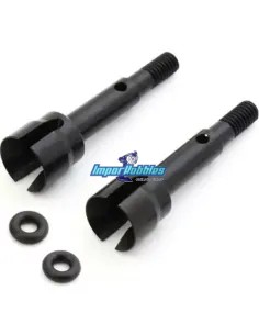 Axes de roue (2 U.) Kyosho Ultima RB6 / RB6.6 / SB Dirt Master / SC6 ReadySet UM588 - UM614 - UM752B