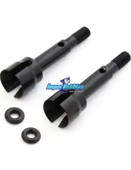 Eje de rueda trasero (2 Uds.) Kyosho Ultima RB6 / RB6.6 / SB Dirt Master / SC6 ReadySet UM588 - UM614 - UM752B
