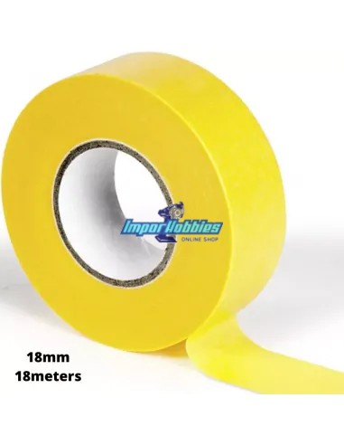 Bande de masquage pour carrosserie lexan 18mm / 18 mètres Fussion FS-LC016