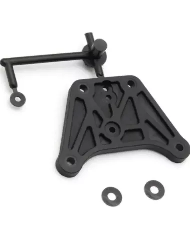 Front Upper Plate - Graphite Kyosho Inferno MP10 / MP10e / MP10T / MP10Te IF630