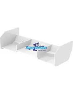 Alerón blanco universal coche rc 1/8 Buggy - Truggy XTR Racing XTR-0282