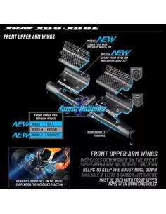 Triangle supérieur avant - Medium - Wing Xray XB8 / XB8E 2023 352135-M 2