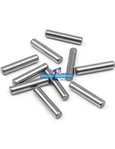 Pins 2x9.8mm (10 U.) Xray 980210 - NT1 / SCX / T1 - T2 - T3 - T4 / X1 / X12 / X4 / XB2 / XB4 /  XT2 / XT4