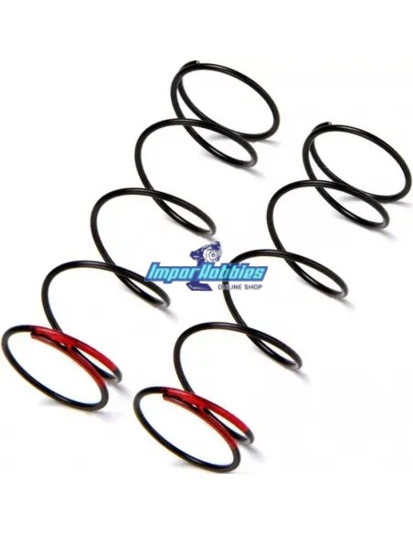 Ressorts d'amortisseurs avants rouges 68mm / 86.1gF Hot Bodies D817 / E817 / D819 / E819 / D8 WS / E8 WS / D8T / E8T 109811