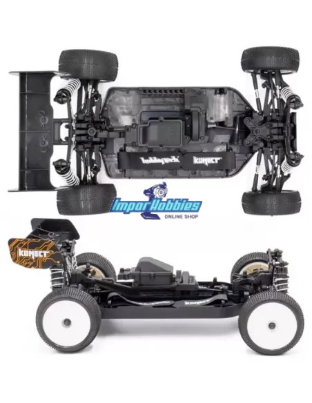 6. Coche RC Hobbytech BXR S2 Eléctrico Versión Kit 1/10 Buggy 4WD BXR.S2.KIT