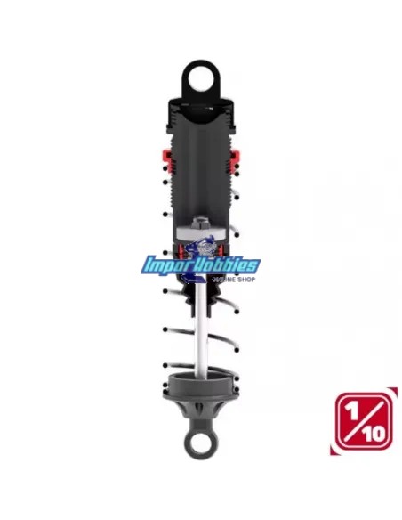 Kit amortiguadores universales 75mm Big-Bore & muelles 1/10 Scale Hobbytech HTR-510075