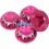 Écrous de roues fermés roses 17mm 1.0mm (4 U.) FS-WN052PK