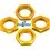 Ecrou de roue or 17mm 1.0mm (4 U.) Fussion FS-WN050G