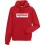 Hooded Sweatshirt K24 Zip Up - Red - Size L - Kyosho 88242-L