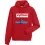 Sweat à capuche rouge K24 Zip Up Taille L Kyosho 88242-L