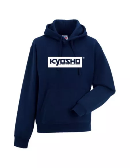 Hooded Sweatshirt K24 Zip Up - Marine Blue - Size L - Kyosho 88243-L