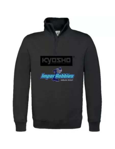 Sweat zippé noir K24 Taille L Kyosho 88241-L