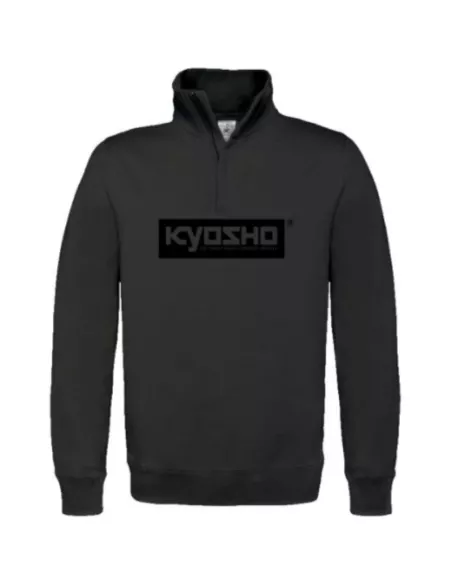 Zipper Sweatshirt - Black - Size L Kyosho 88241-L