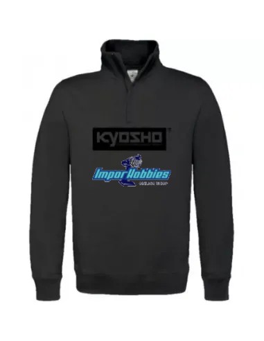 Sweat zippé noir K24 Taille XL Kyosho 88241-XL