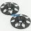 Arandela de alerón negra CNC Escala 1/8 Buggy / Truggy (2 Uds.) Fussion FS-WB010BK