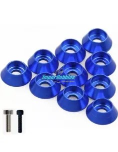 Arandela cabeza cilíndrica azul M3 (10 Uds.) Fussion FS-WE005BL