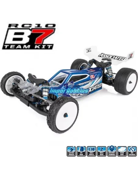 Team Associated RC10 B7 Carpet 1/10 Buggy Team Kit AS90041 - Voitures Radiocommandées 1/10Th Buggy Kit