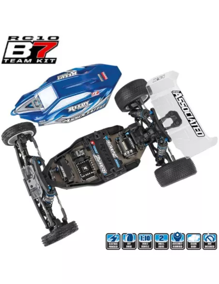 Team Associated RC10 B7 Carpet 1/10 Buggy Team Kit AS90041 - RC Cars 1/10 Scale Buggy Kit