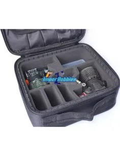 Nitro engine bag rigid frame 260X230X95mm with foams and parts box. Koswork KOS32420