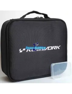 Maleta / Bolsa de motores nitro marco rígido 260X230X95mm con espumas y caja para piezas. Koswork KOS32420 2